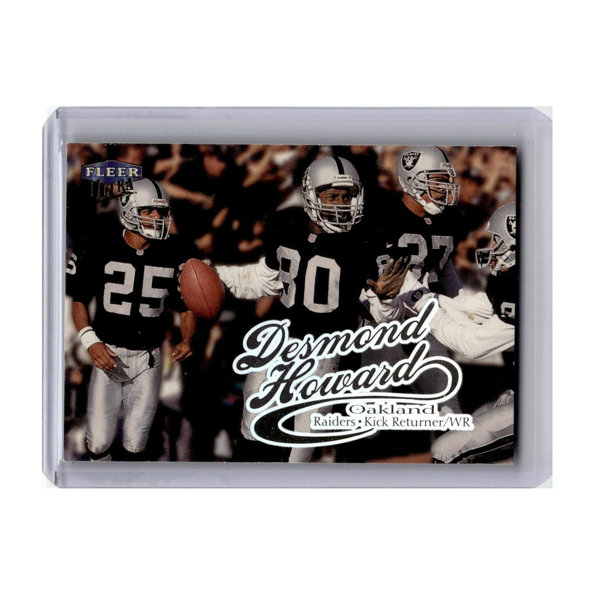 Desmond Howard 1999 Fleer Ultra #56 Oakland Raiders Football Card NM