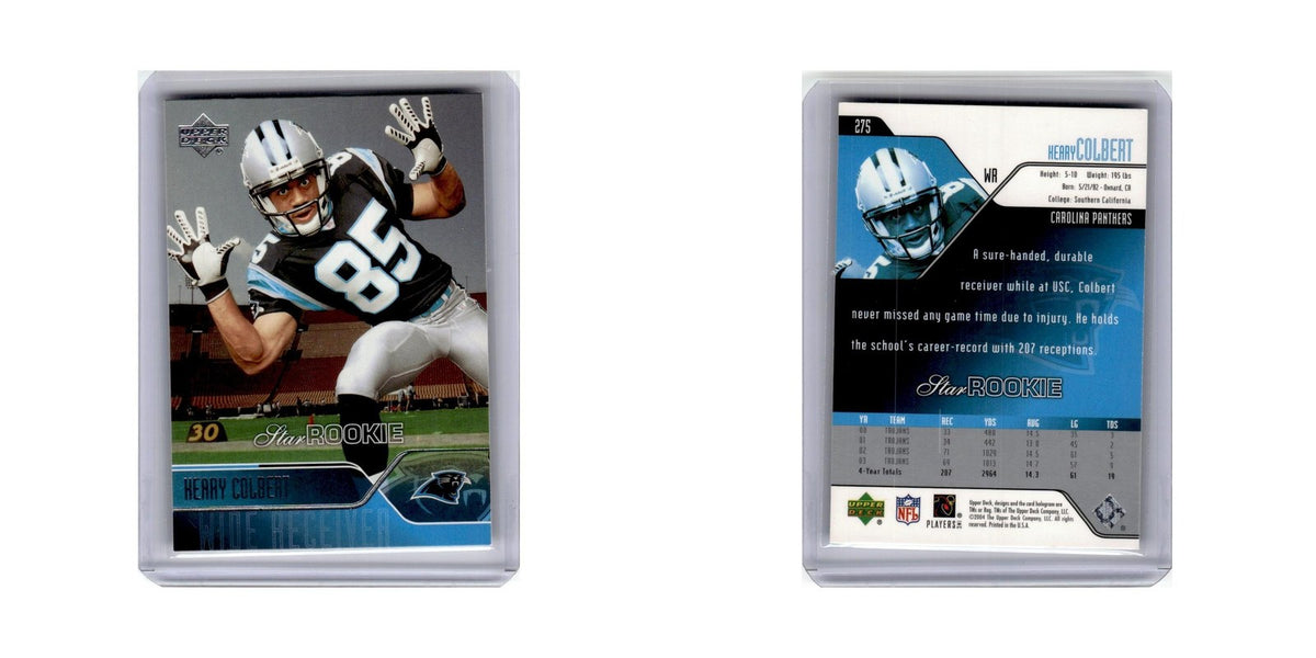 Keary Colbert Rookie 2004 Upper Deck #275 Carolina Panthers Football Card NM