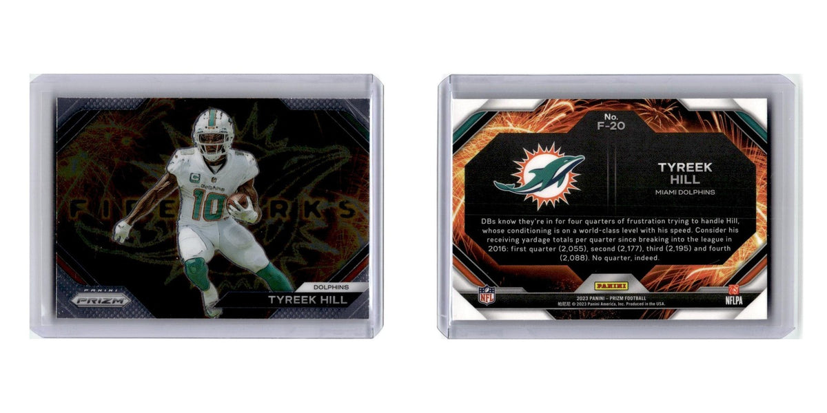 Tyreek Hill 2023 Panini Prizm #F-20 Miami Dolphins Football Card NM