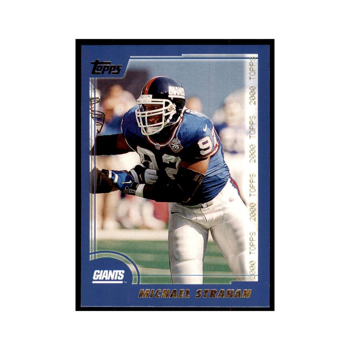 Michael Strahan 2000 Topps #47 Football Cards Football Card NM