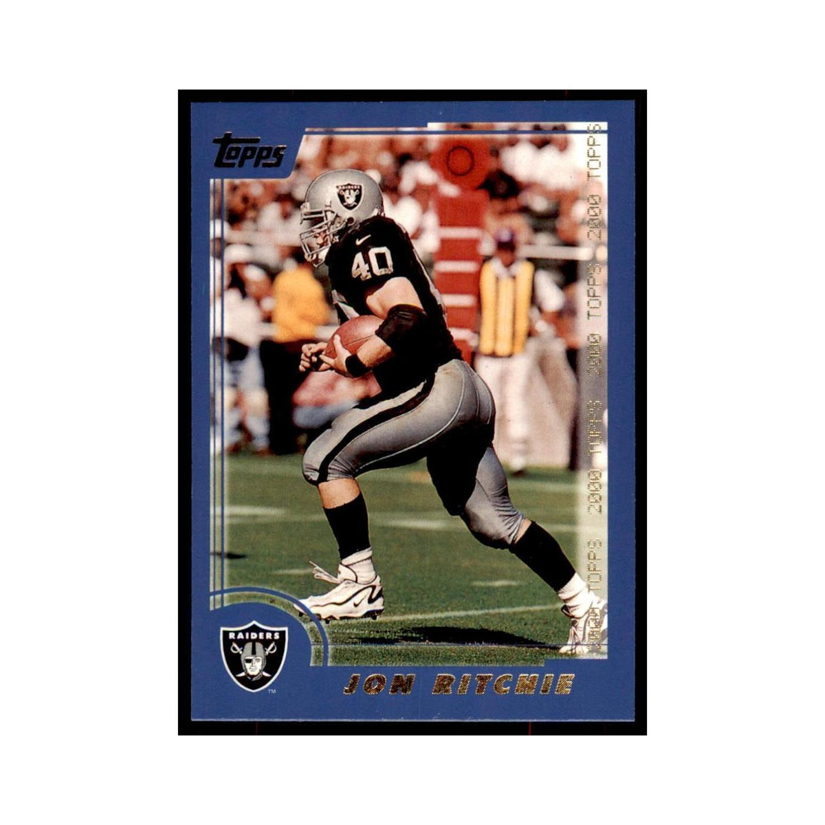 Jon Ritchie 2000 Topps #97 Football Cards Football Card NM