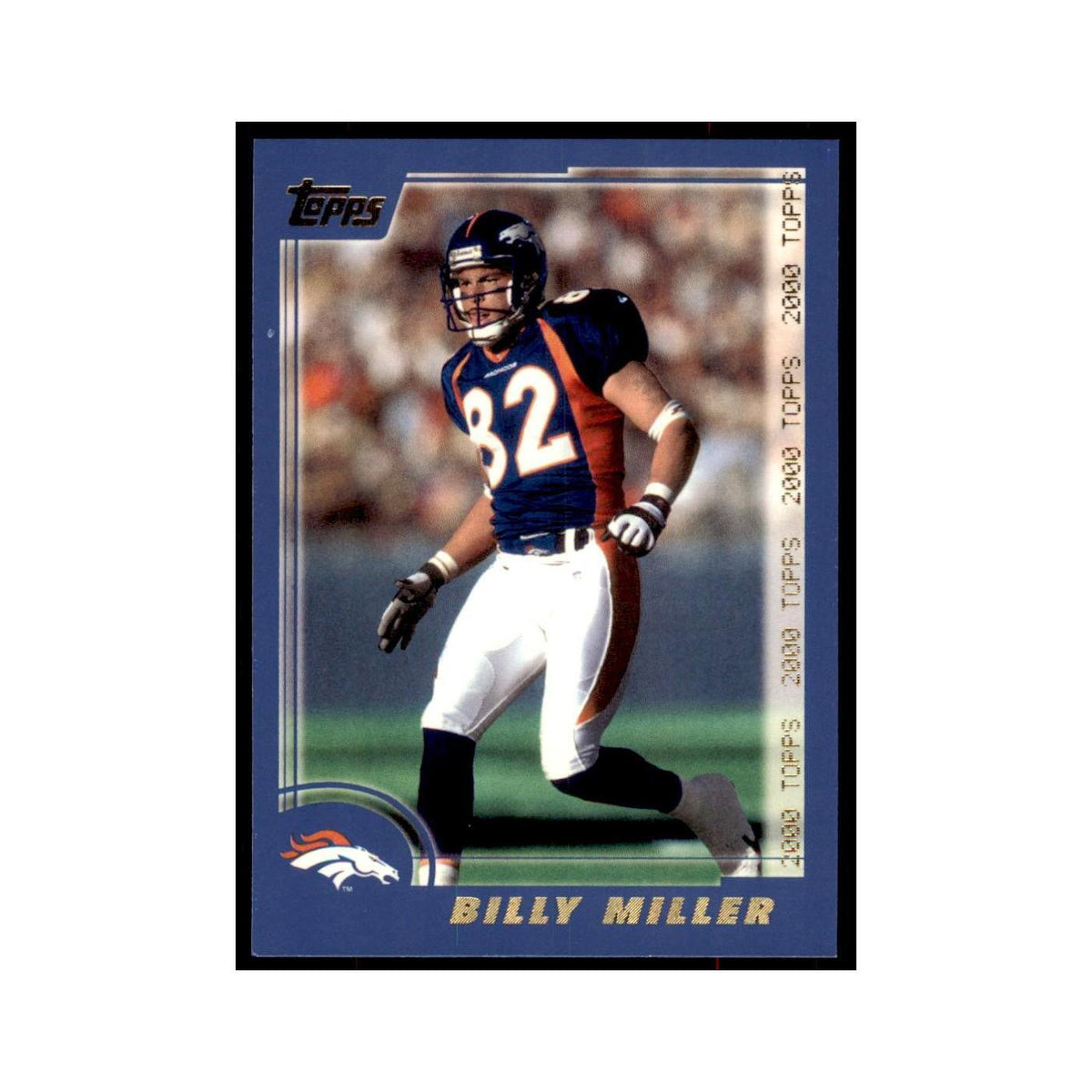 Billy Miller 2000 Topps #25 Football Cards Football Card NM