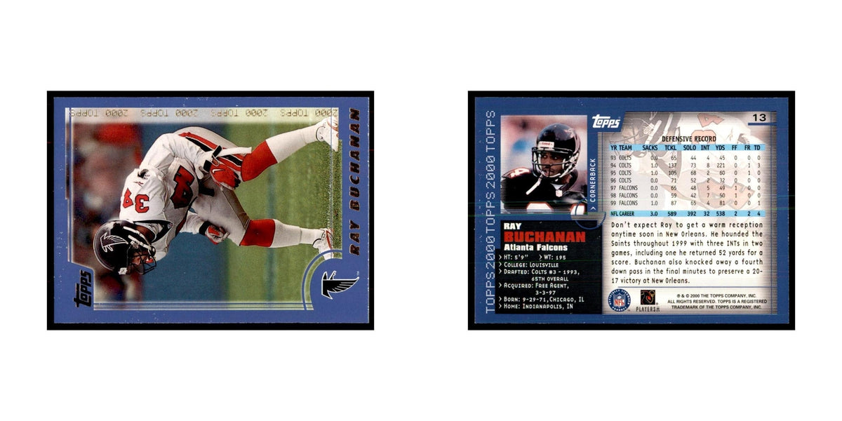 Ray Buchanan 2000 Topps #13 Football Cards Football Card NM
