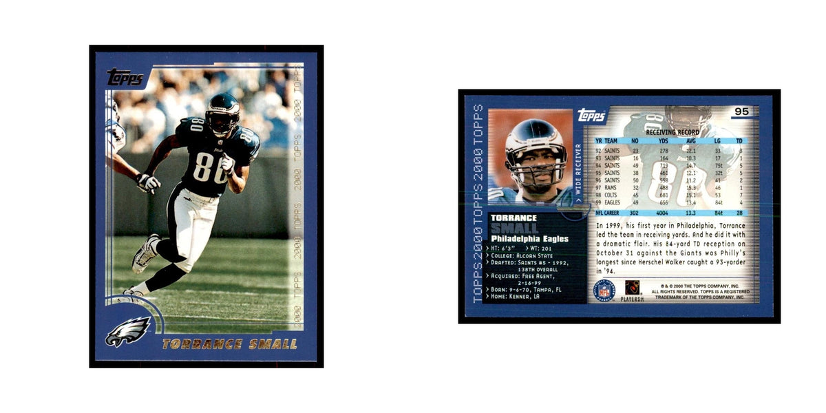 Torrance Small 2000 Topps #95 Football Cards Football Card NM