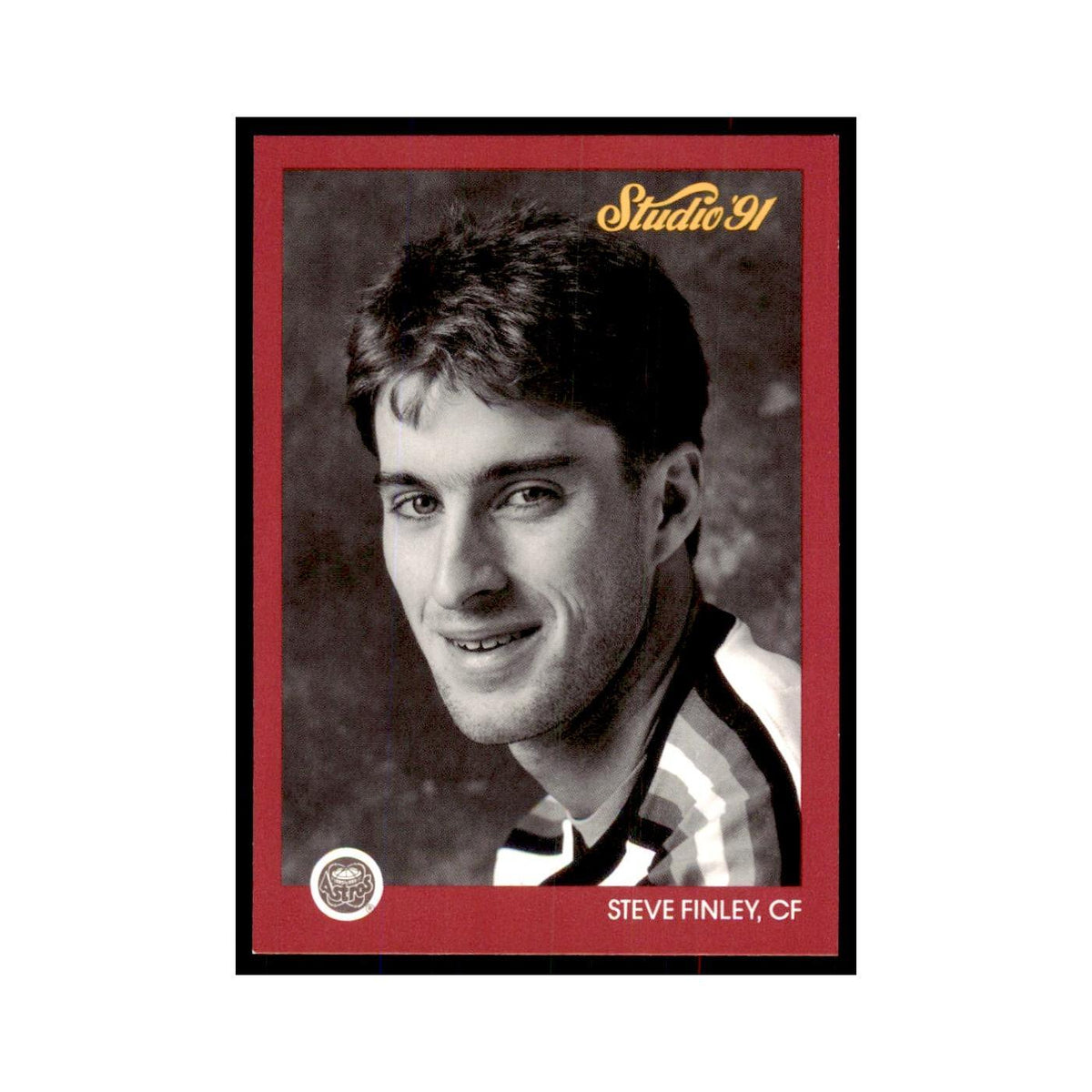 Steve Finley 1991 Studio #176 Baseball Cards Baseball Card NM
