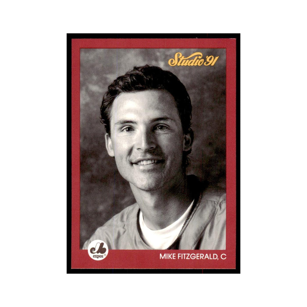 Mike Fitzgerald 1991 Studio #196 Baseball Cards Baseball Card NM