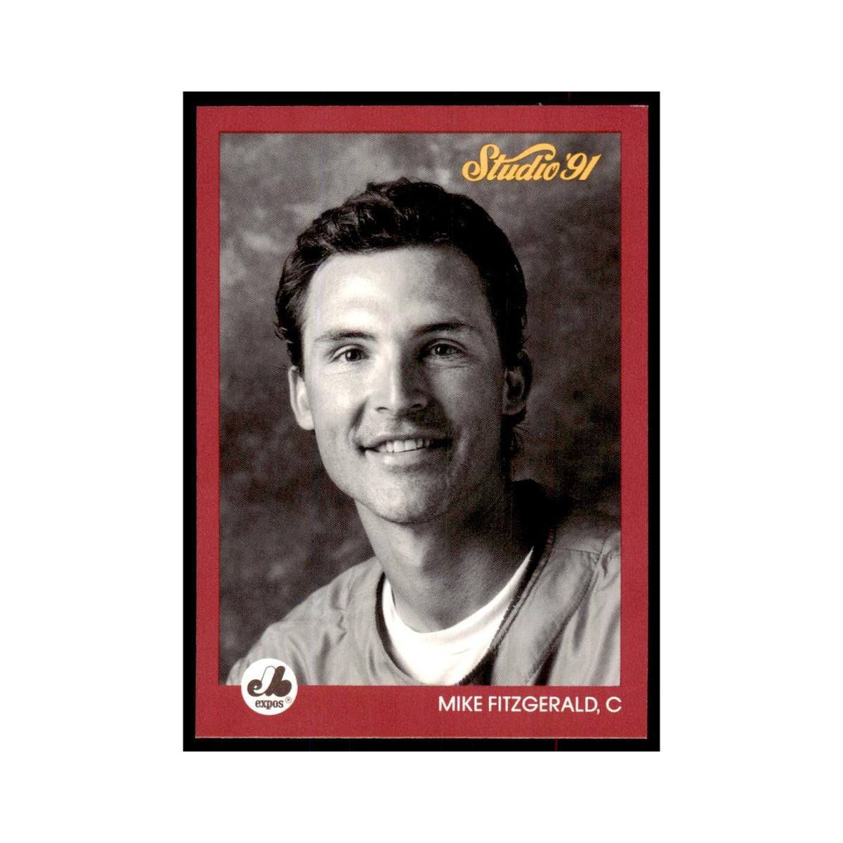 Mike Fitzgerald 1991 Studio #196 Baseball Cards Baseball Card NM
