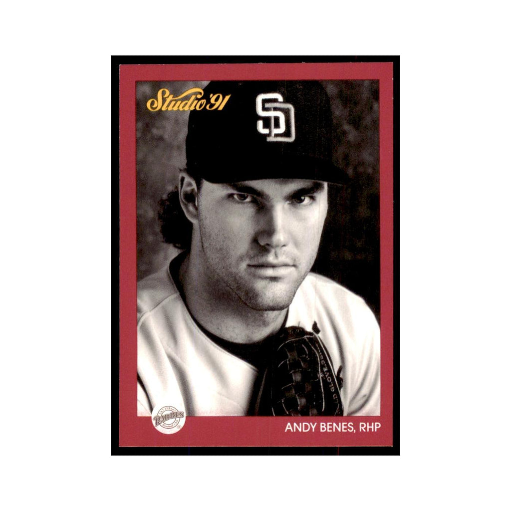 Andy Benes 1991 Studio #242 Baseball Cards Baseball Card NM