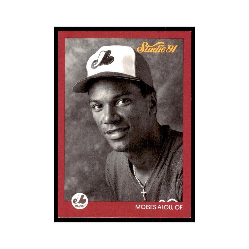 Moises Alou 1991 Studio #191 Baseball Cards Baseball Card NM