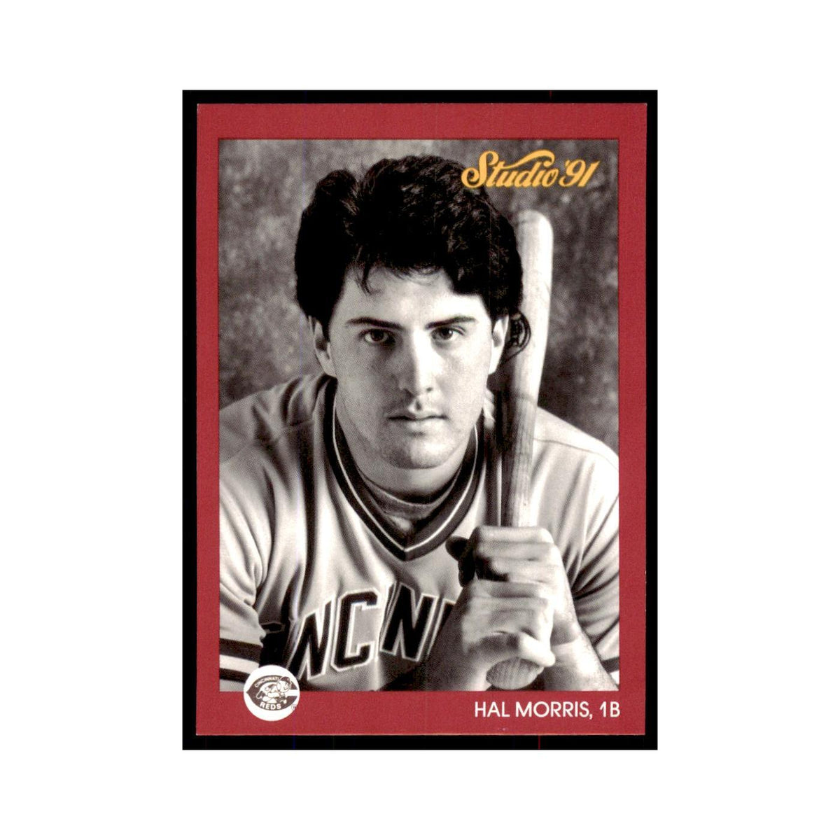 Hal Morris 1991 Studio #168 Baseball Cards Baseball Card NM
