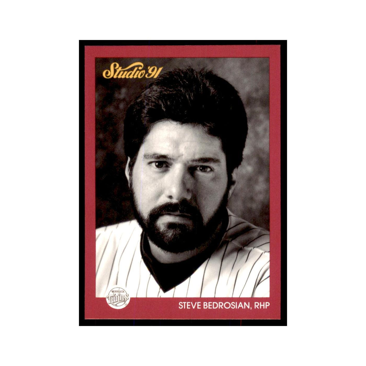 Steve Bedrosian 1991 Studio #82 Baseball Cards Baseball Card NM