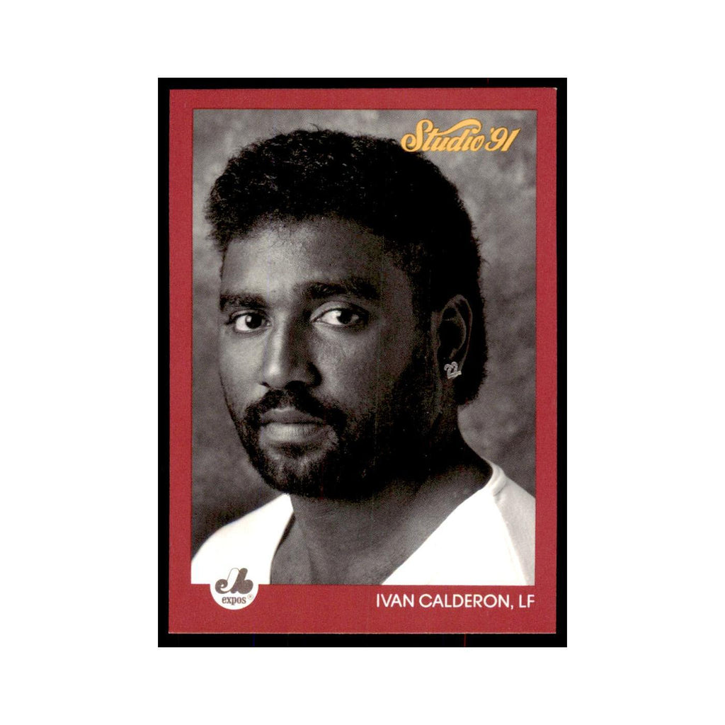 Ivan Calderon 1991 Studio #194 Baseball Cards Baseball Card NM