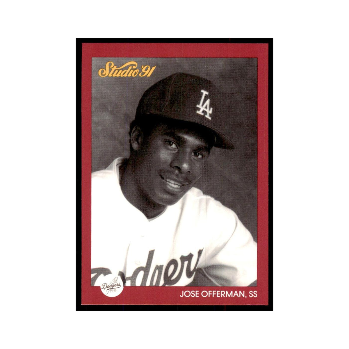 Jose Offerman 1991 Studio #186 Baseball Cards Baseball Card NM