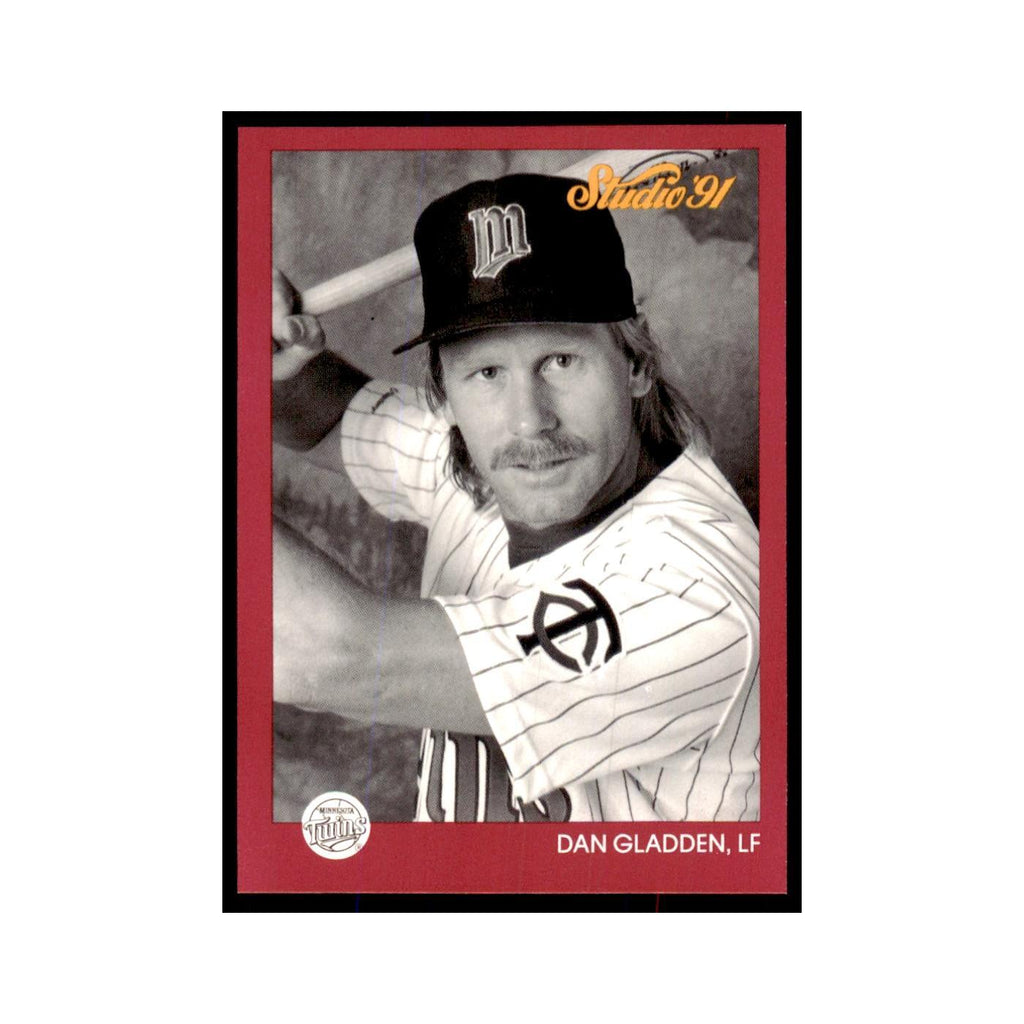Dan Gladden 1991 Studio #85 Baseball Cards Baseball Card NM