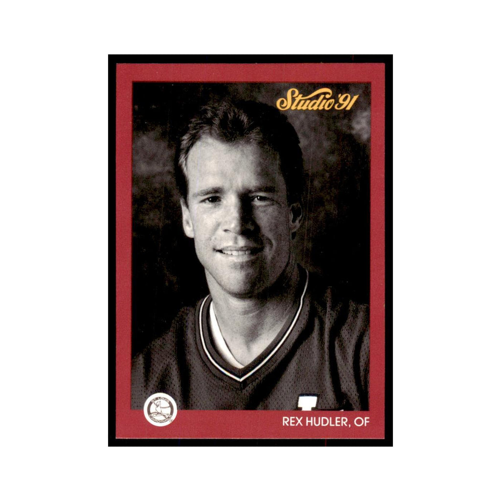 Rex Hudler 1991 Studio #233 Baseball Cards Baseball Card NM