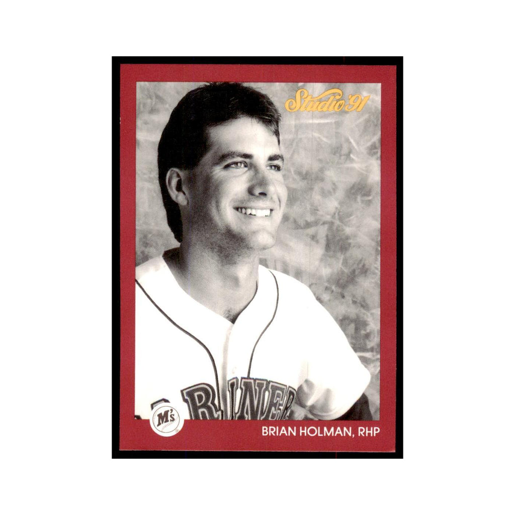 Brian Holman 1991 Studio #115 Baseball Cards Baseball Card NM