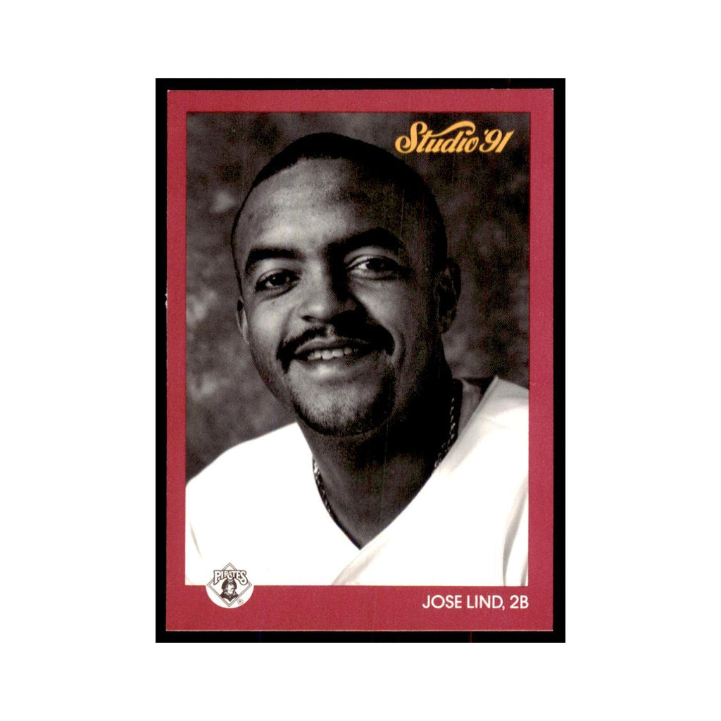 Jose Lind 1991 Studio #227 Baseball Cards Baseball Card NM