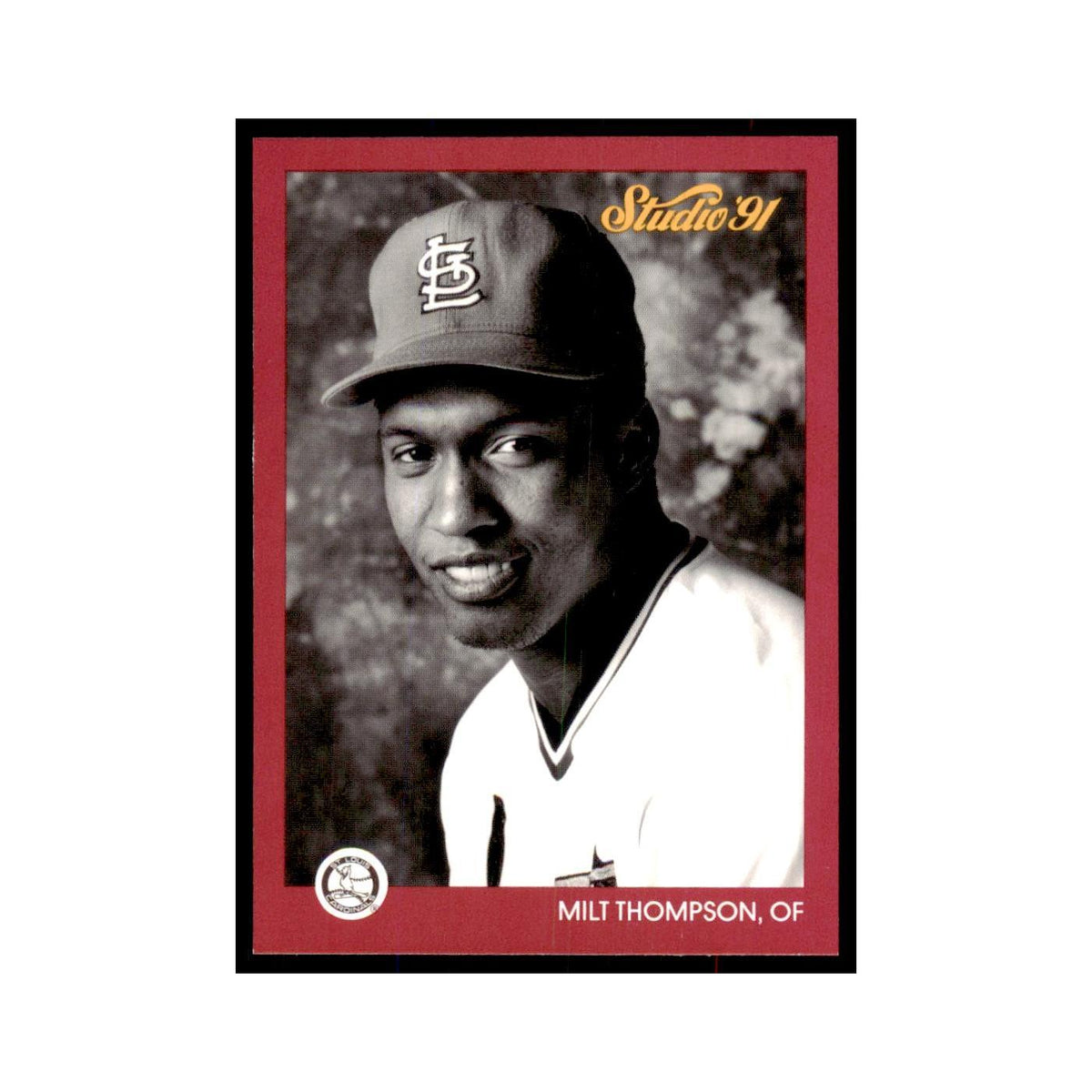 Milt Thompson 1991 Studio #239 Baseball Cards Baseball Card NM