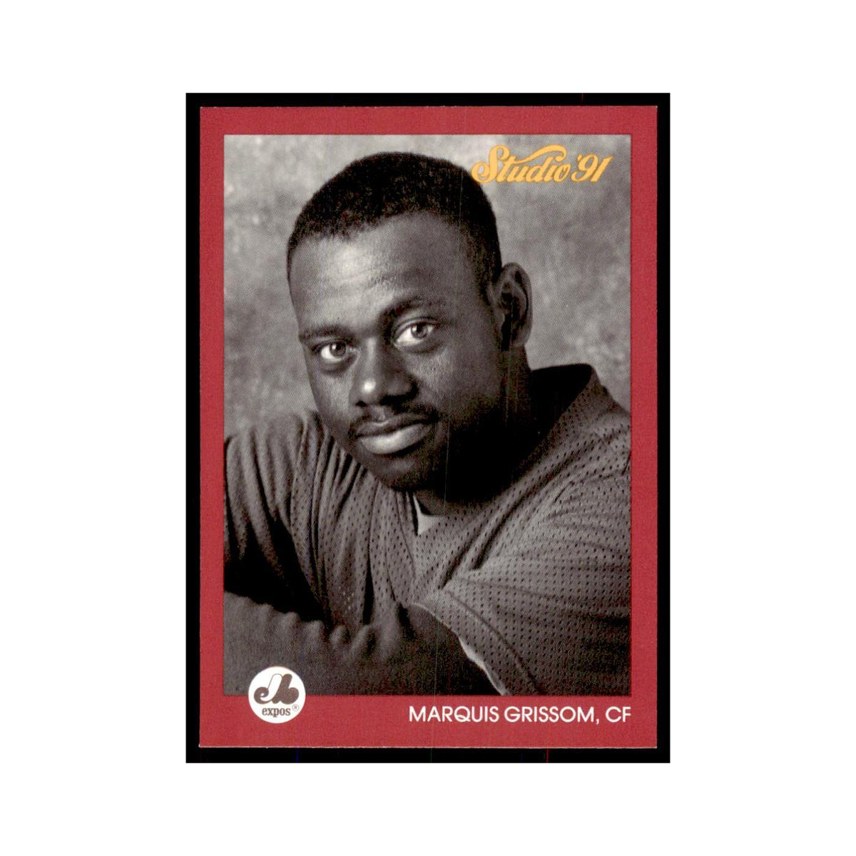 Marquis Grissom 1991 Studio #198 Baseball Cards Baseball Card NM