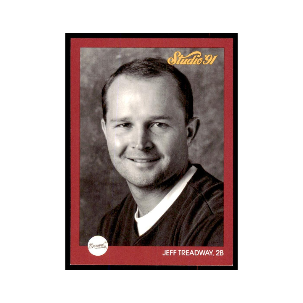 Jeff Treadway 1991 Studio #150 Baseball Cards Baseball Card NM