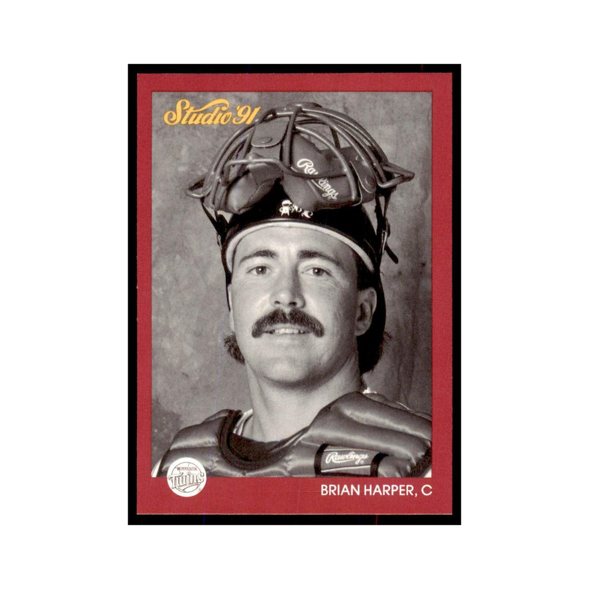 Brian Harper 1991 Studio #86 Baseball Cards Baseball Card NM