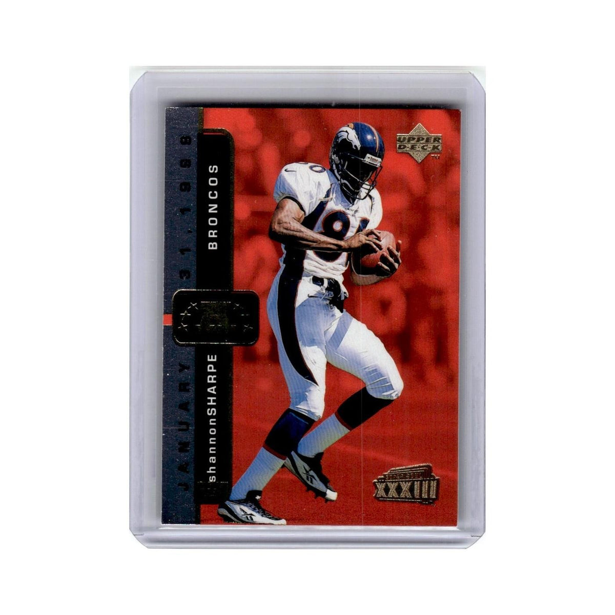 Shannon Sharpe 1999 Upper Deck Super Bowl XXXIII #17 Denver Broncos NM