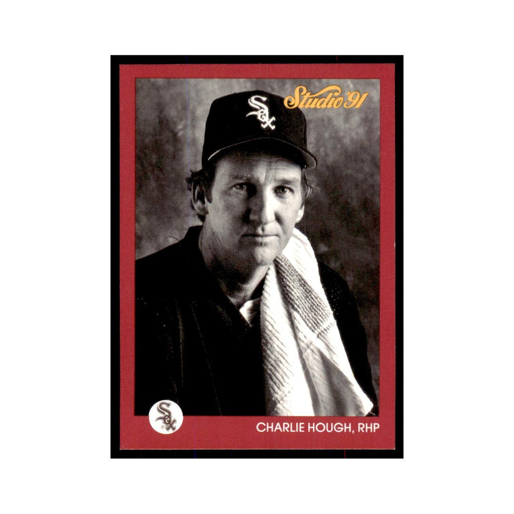 Charlie Hough 1991 Studio #35 Baseball Cards Baseball Card NM