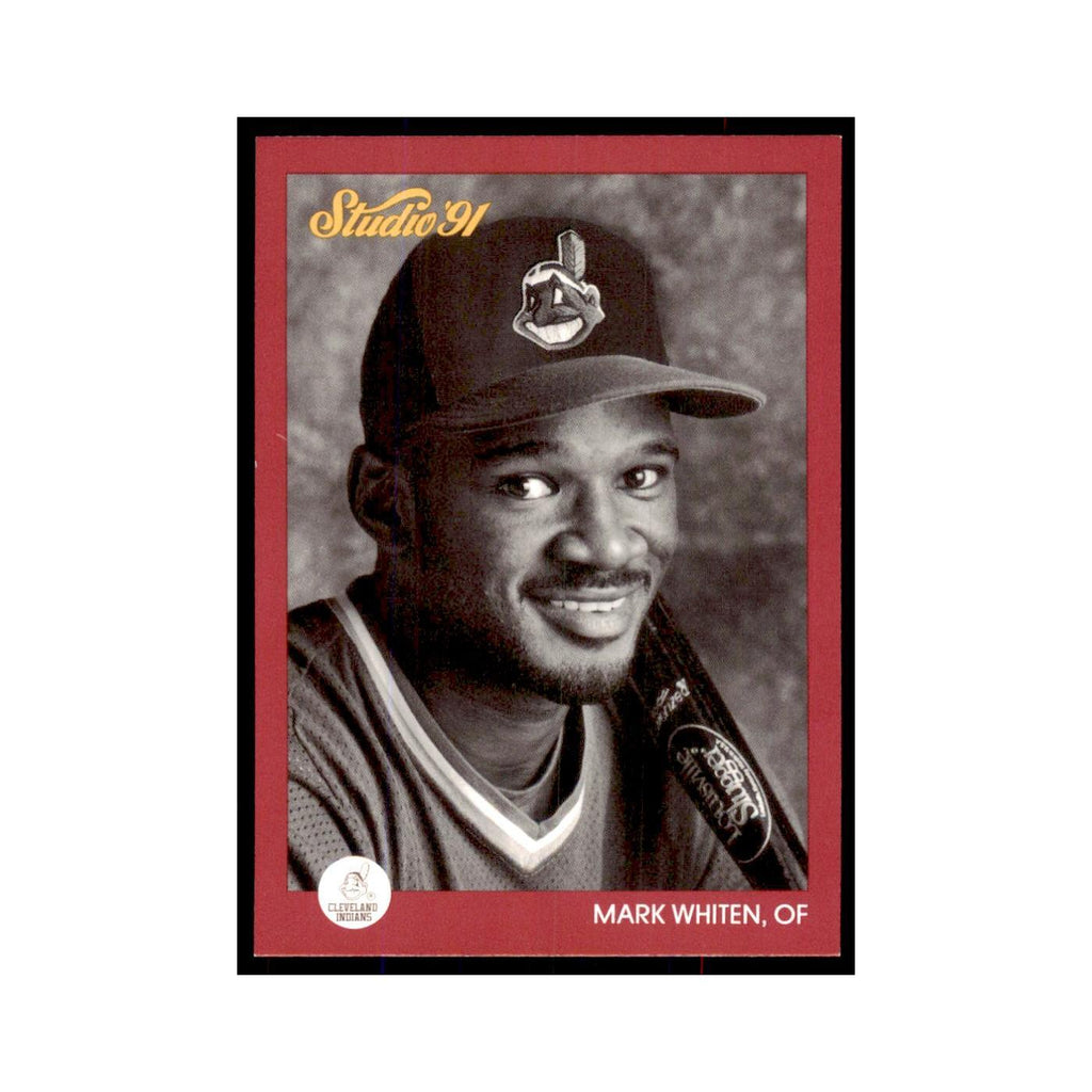 Mark Whiten 1991 Studio #50 Baseball Cards Baseball Card NM