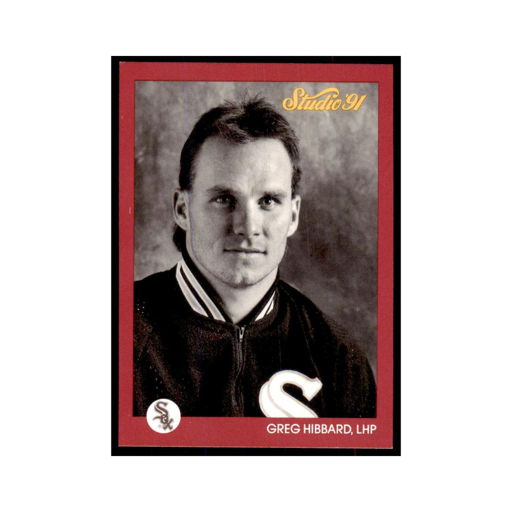 Greg Hibbard 1991 Studio #34 Baseball Cards Baseball Card NM