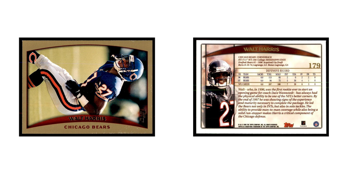 Walt Harris 1998 Topps #179 Football Cards Football Card NM