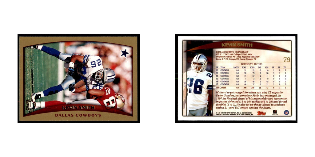 Kevin Smith 1998 Topps #79 Football Cards Football Card NM