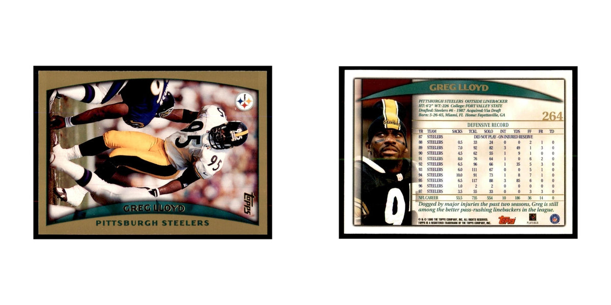 Greg Lloyd 1998 Topps #264 Football Cards Football Card NM