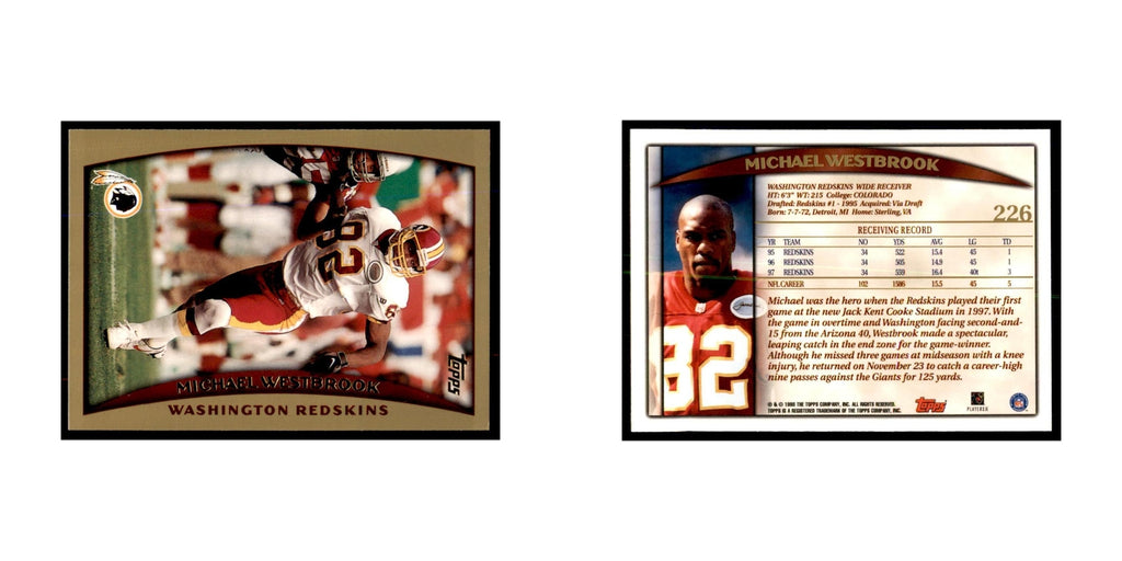Michael Westbrook 1998 Topps #226 Football Cards Football Card NM