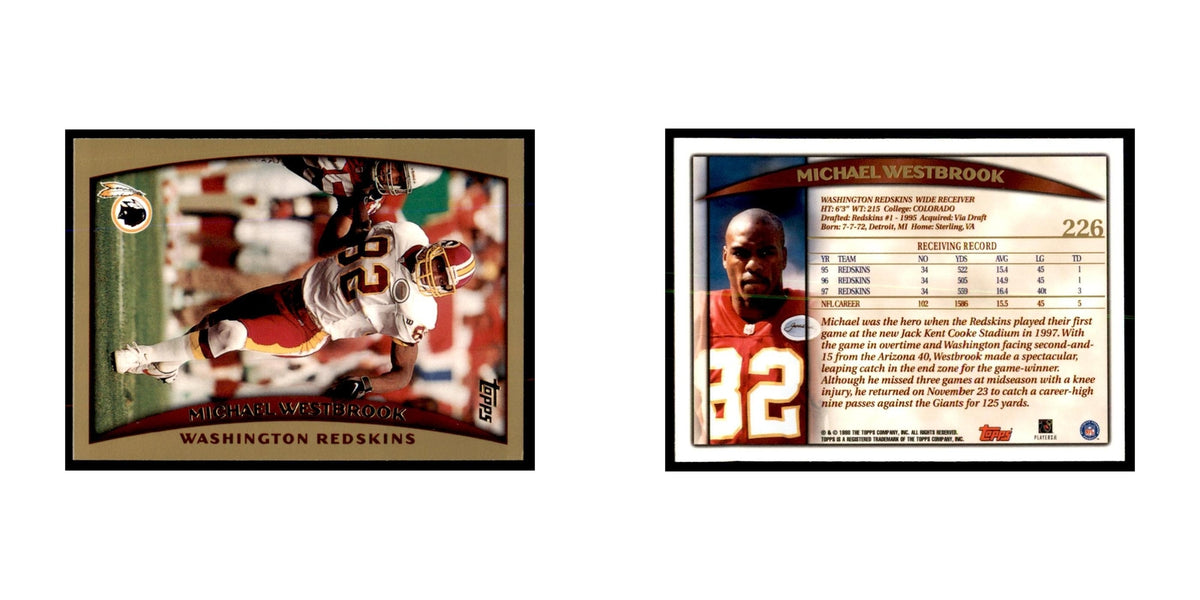 Michael Westbrook 1998 Topps #226 Football Cards Football Card NM