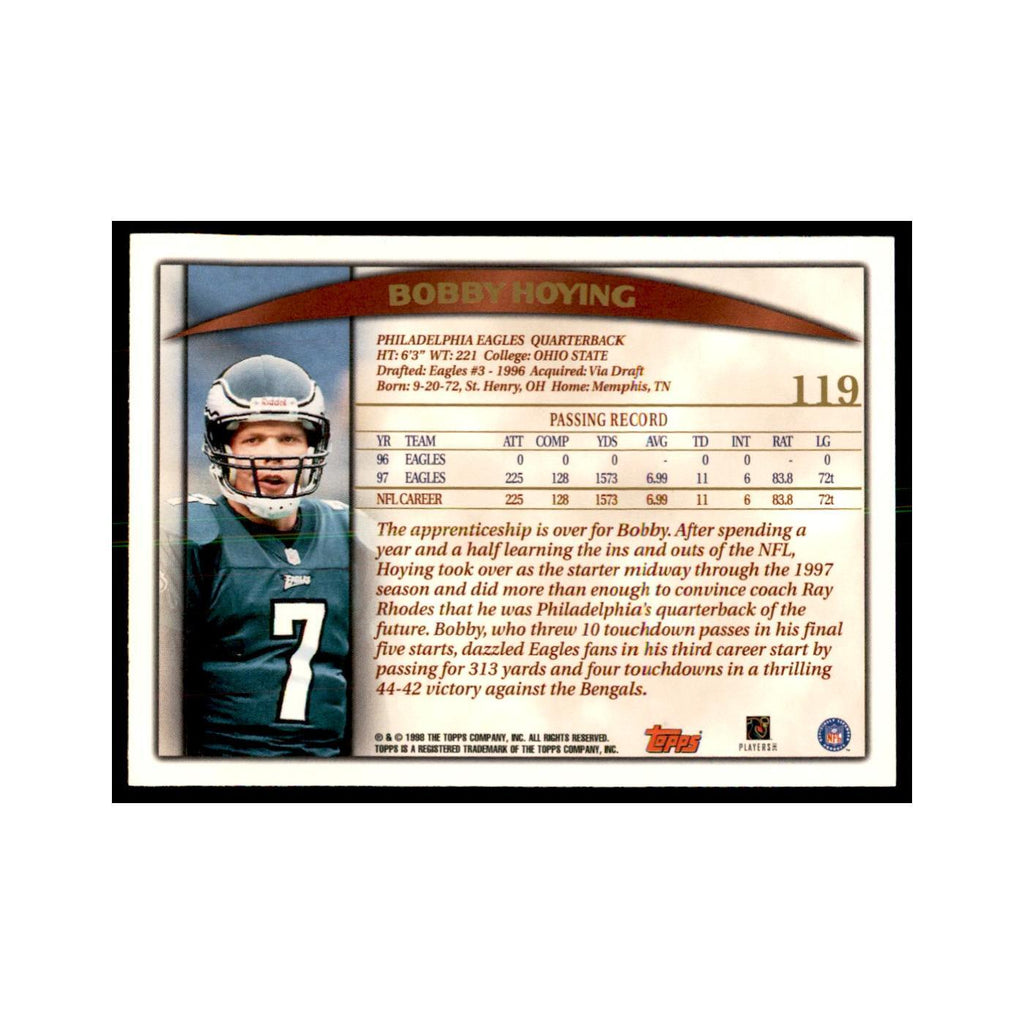 Bobby Hoying 1998 Topps #119 Football Cards Football Card NM