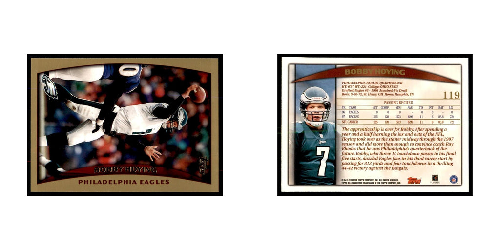 Bobby Hoying 1998 Topps #119 Football Cards Football Card NM