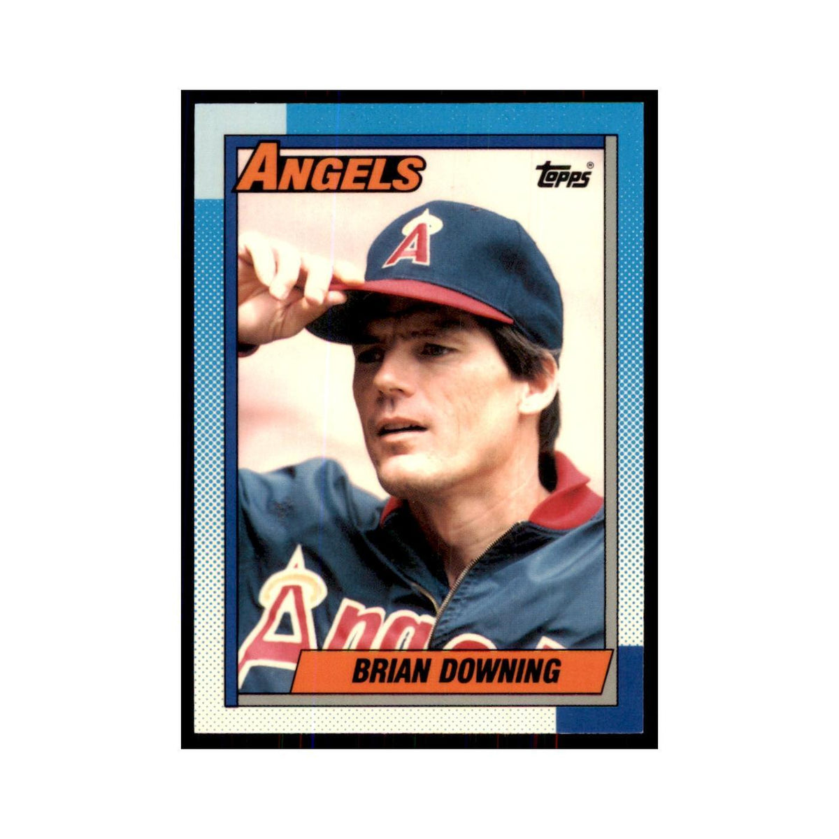 Brian Downing 1990 Topps Tiffany #635 California Angels Baseball Card NM