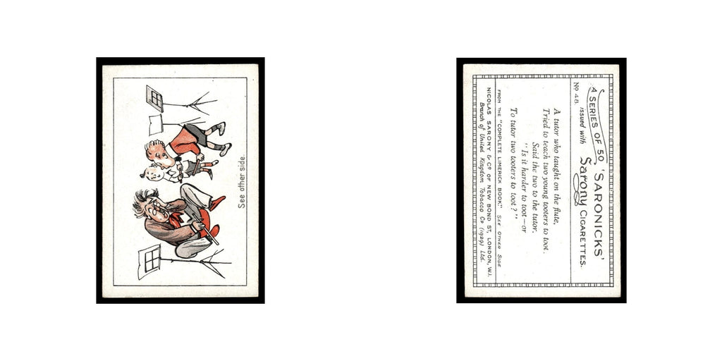 Saronicks 1929 Sarony Cigarettes #48  Card VG