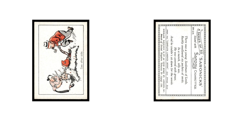 Saronicks 1929 Sarony Cigarettes #28 Card VG