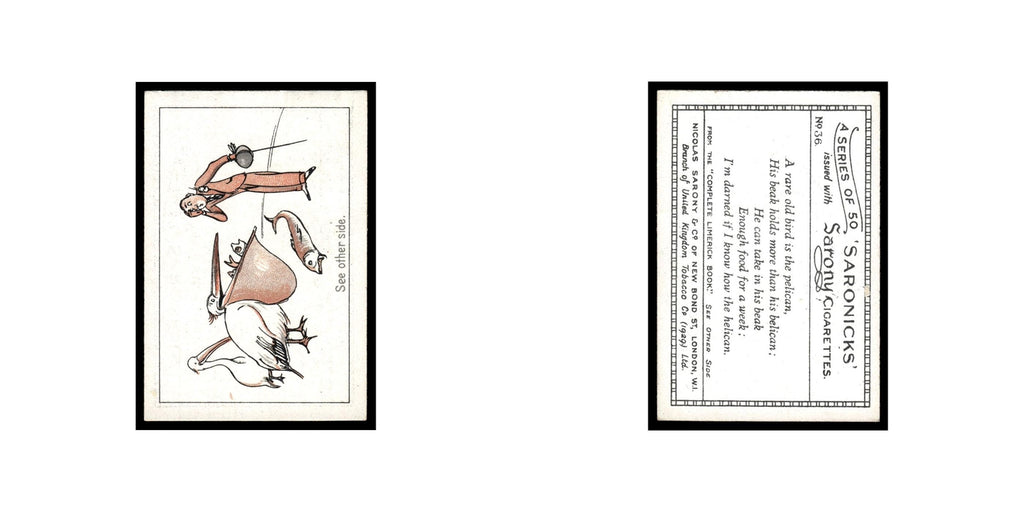 Saronicks 1929 Sarony Cigarettes #36  Card VG