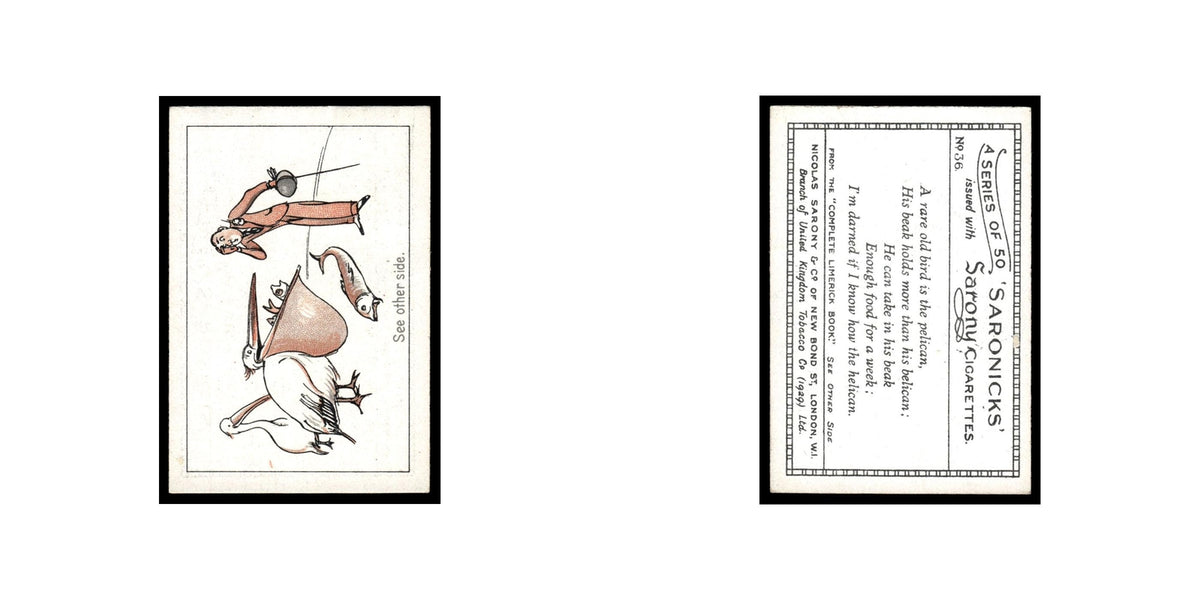 Saronicks 1929 Sarony Cigarettes #36  Card VG