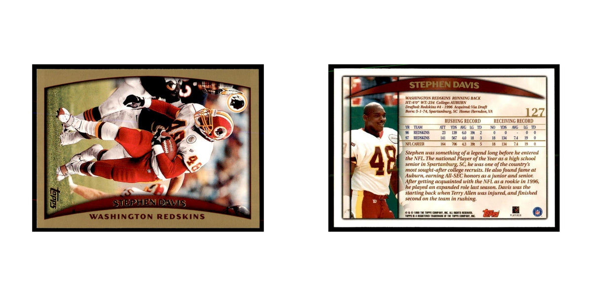 Stephen Davis 1998 Topps #127 Football Cards Football Card NM