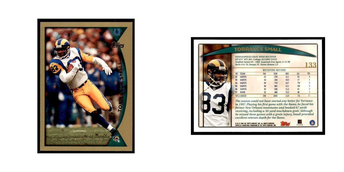 Torrance Small 1998 Topps #133 Football Cards Football Card NM
