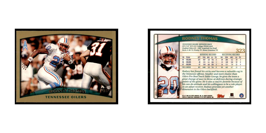 Rodney Thomas 1998 Topps #323 Football Cards Football Card NM