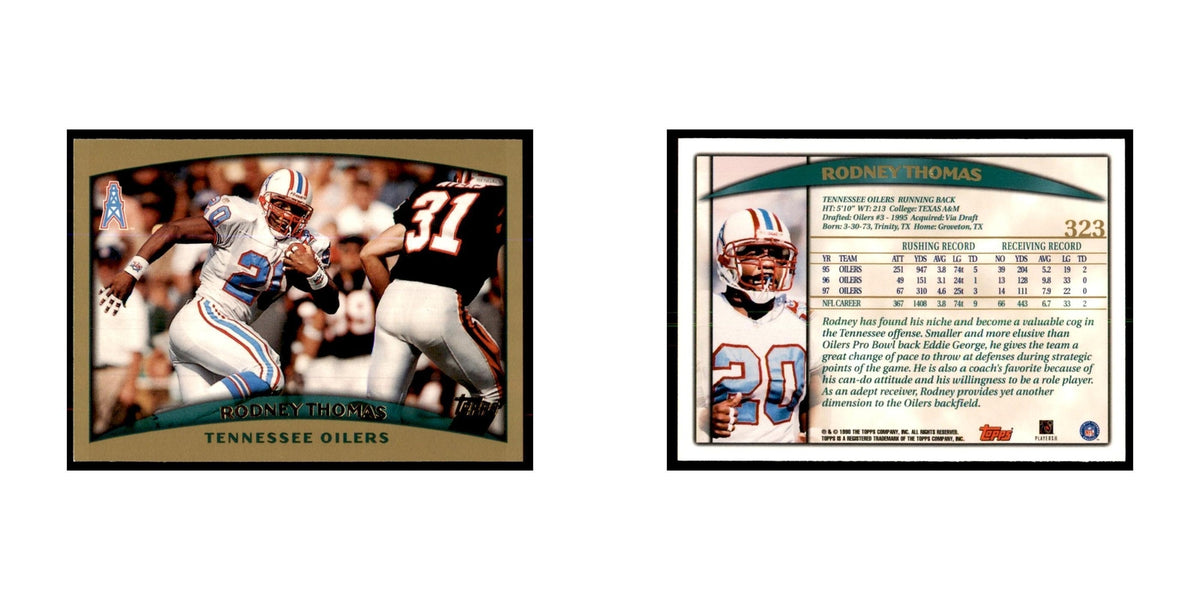 Rodney Thomas 1998 Topps #323 Football Cards Football Card NM