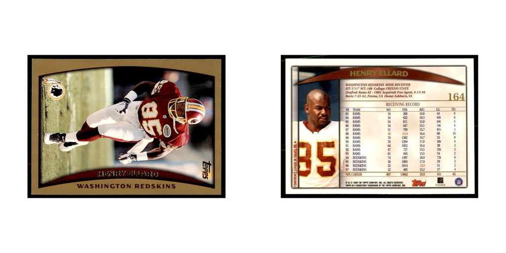 Henry Ellard 1998 Topps #164 Football Cards Football Card NM