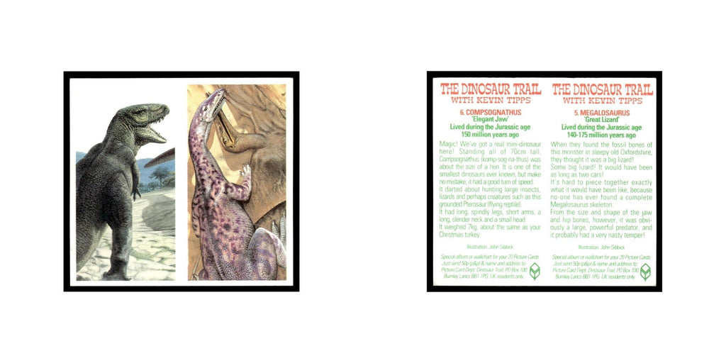 Megalosaurus Compsognathus 1993 #5/6 NM