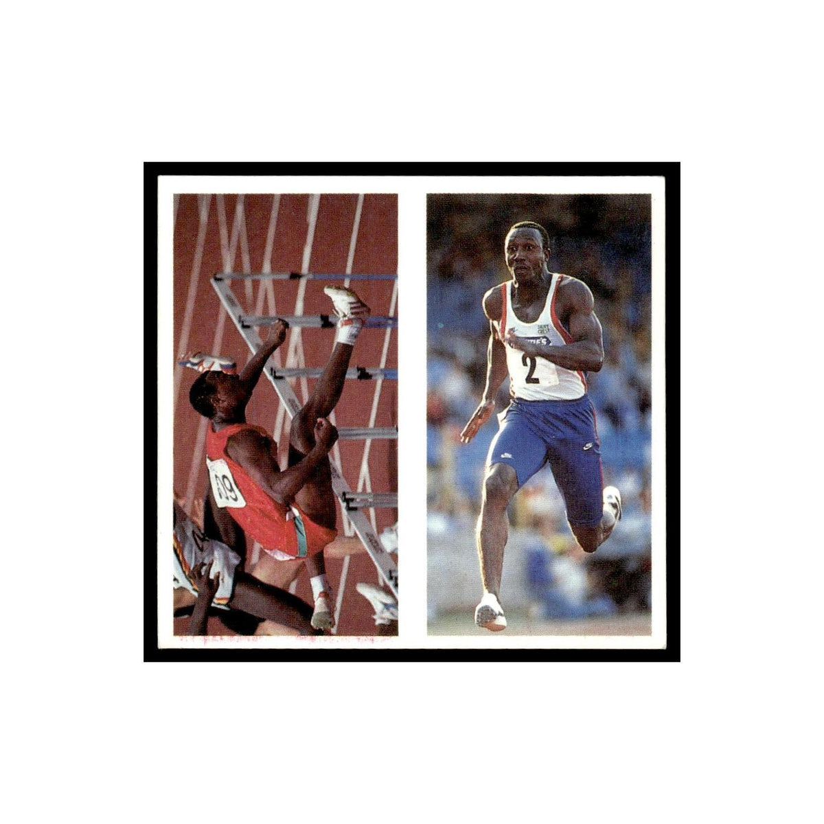 Linford Christie Colin Jackson 1992 #35/36 NM
