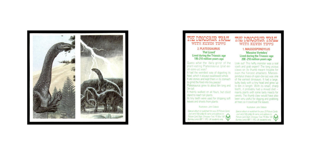 Massospondylus Plateosaurus 1993 #1/2 NM
