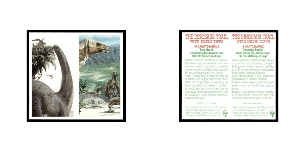 Apatosaurus Camptosaurus 1993 #9/10 NM